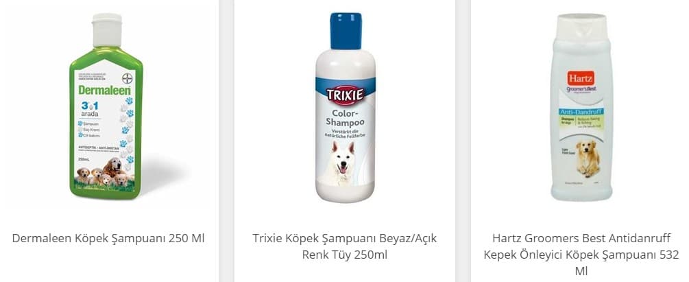 Sıvı köpek şampuanı çeşitleri ve markaları